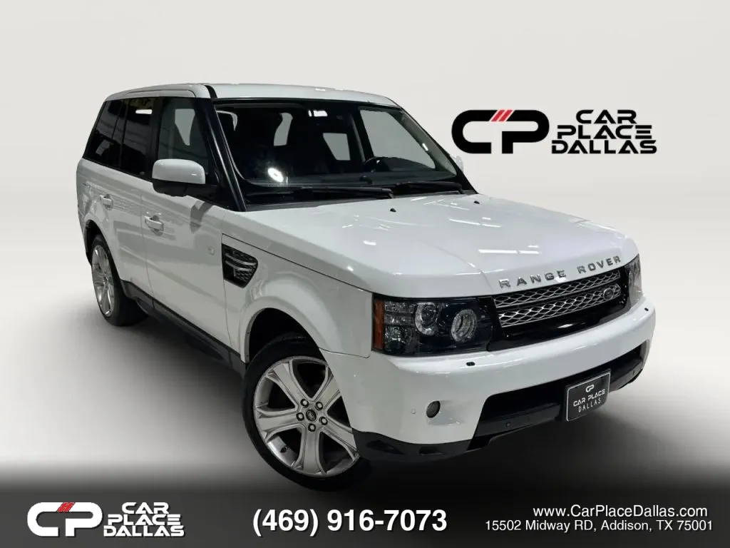 White 2013 Land Rover Range Rover Sport HSE Lux Sport Utility 4D for sale in Addison, TX