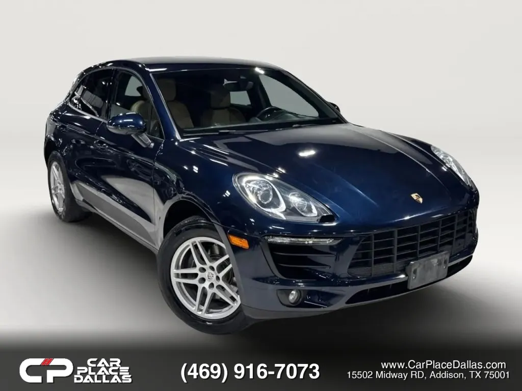 Blue 2018 Porsche Macan Sport Utility 4D for sale in Addison, TX