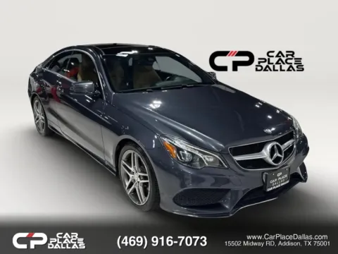 White 2016 Mercedes-Benz E-Class E 400 Coupe 2D for sale in Addison, TX