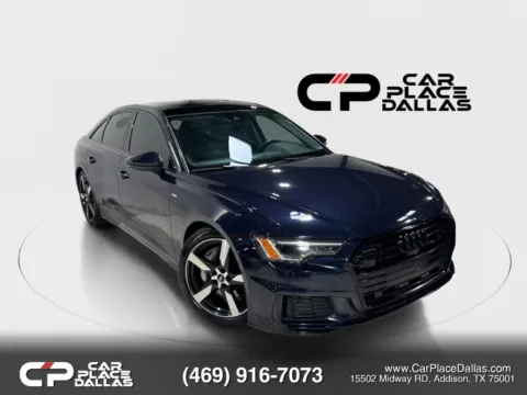 Blue 2021 Audi A6 55 TFSI Premium Plus Sedan 4D for sale in Addison, TX