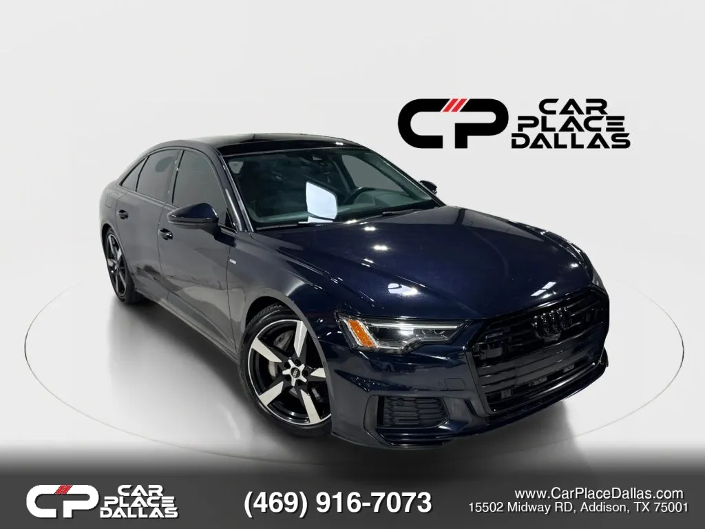 Blue 2021 Audi A6 55 TFSI Premium Plus Sedan 4D for sale in Addison, TX