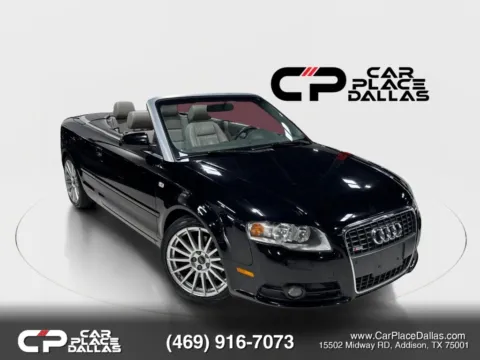 Black 2009 Audi A4 2.0T Cabriolet 2D for sale in Addison, TX