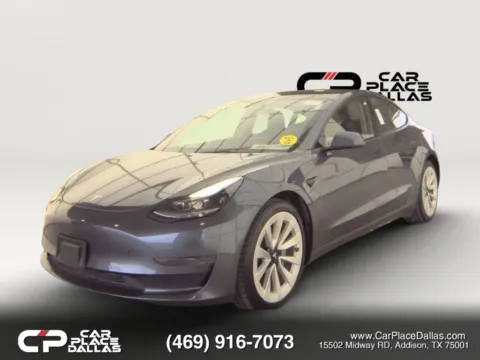Another view of 2022 Tesla Model 3 Standard Sedan 4D for sale in Addison, TX at Car Place Dallas