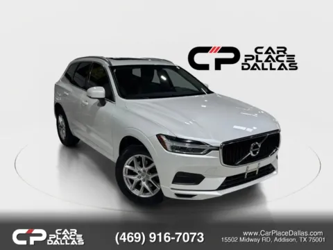 White 2019 Volvo XC60 T5 Momentum Sport Utility 4D for sale in Addison, TX