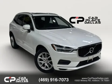 White 2019 Volvo XC60 T5 Momentum Sport Utility 4D for sale in Addison, TX