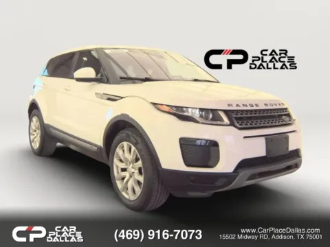 White 2019 Land Rover Range Rover Evoque SE Sport Utility 4D for sale in Addison, TX