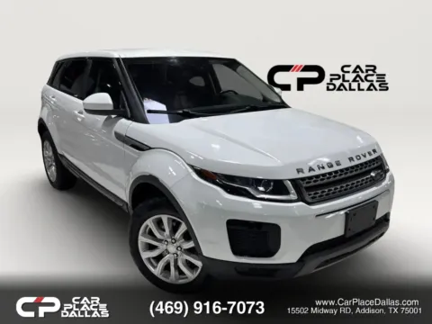 White 2019 Land Rover Range Rover Evoque SE Sport Utility 4D for sale in Addison, TX