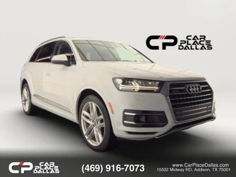 White 2018 Audi Q7 3.0T Prestige Sport Utility 4D for sale in Addison, TX