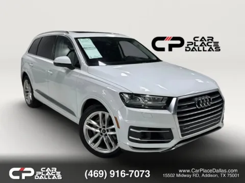 White 2018 Audi Q7 3.0T Prestige Sport Utility 4D for sale in Addison, TX
