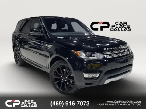 Black 2016 Land Rover Range Rover Sport HSE Sport Utility 4D for sale in Addison, TX