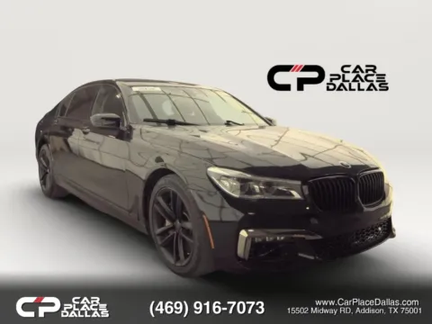 Black 2018 BMW 7 Series 750i Sedan 4D for sale in Addison, TX