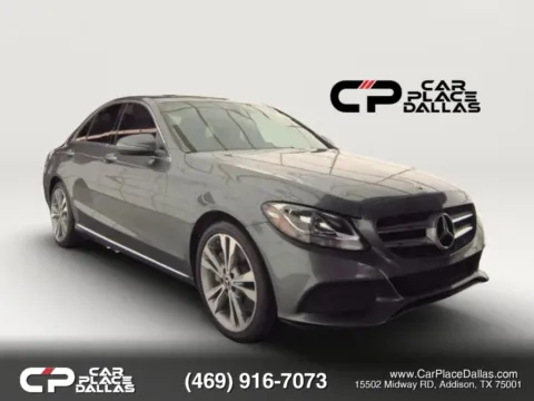 Gray 2018 Mercedes-Benz C-Class C 300 Sedan 4D for sale in Addison, TX