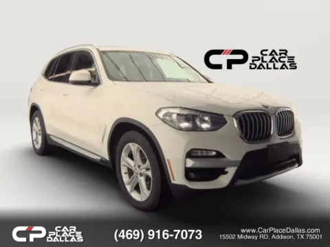 White 2019 BMW X3 sDrive30i Sport Utility 4D for sale in Addison, TX