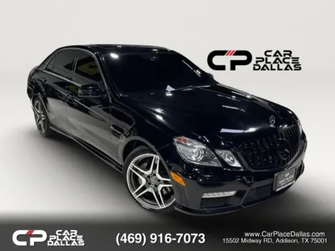 Black 2012 Mercedes-Benz E-Class E 63 AMG Sedan 4D for sale in Addison, TX