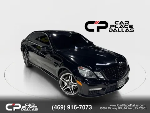 Black 2012 Mercedes-Benz E-Class E 63 AMG Sedan 4D for sale in Addison, TX
