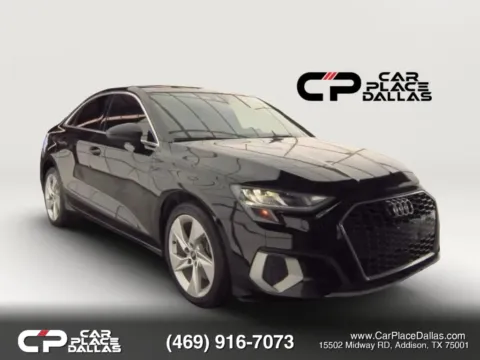 Black 2022 Audi A3 Premium Sedan 4D for sale in Addison, TX