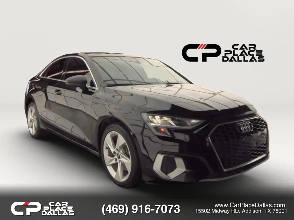 Black 2022 Audi A3 Premium Sedan 4D for sale in Addison, TX