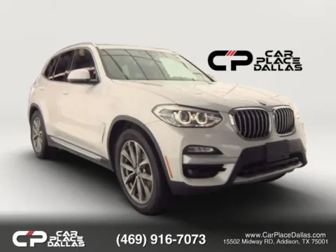 White 2019 BMW X3 sDrive30i Sport Utility 4D for sale in Addison, TX