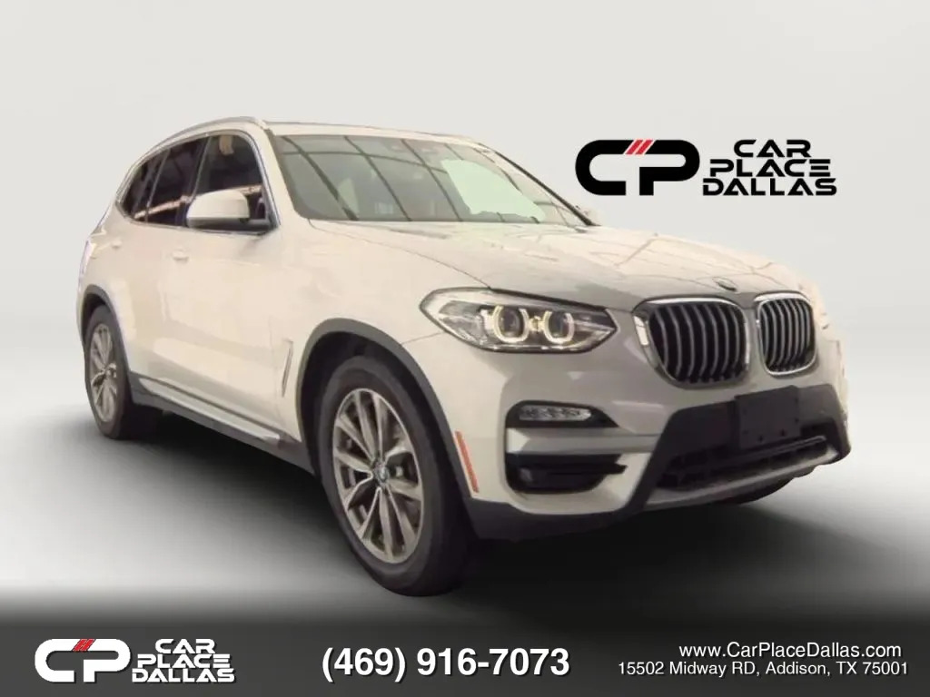 White 2019 BMW X3 sDrive30i Sport Utility 4D for sale in Addison, TX