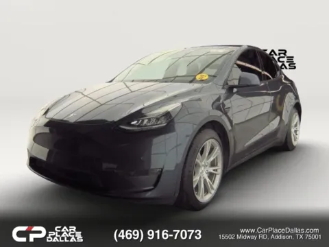 Another view of 2021 Tesla Model Y Long Range Sport Utility 4D for sale in Addison, TX at Car Place Dallas