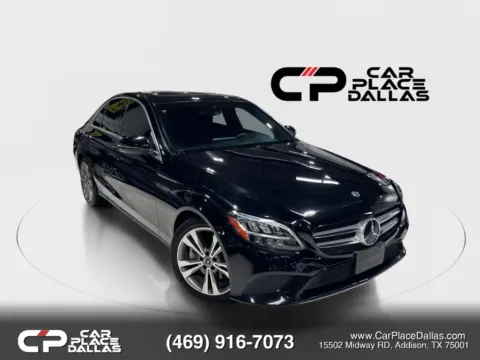 Black 2019 Mercedes-Benz C-Class C 300 Sedan 4D for sale in Addison, TX