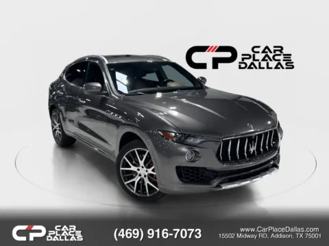 Gray 2018 Maserati Levante S GranLusso Sport Utility 4D for sale in Addison, TX