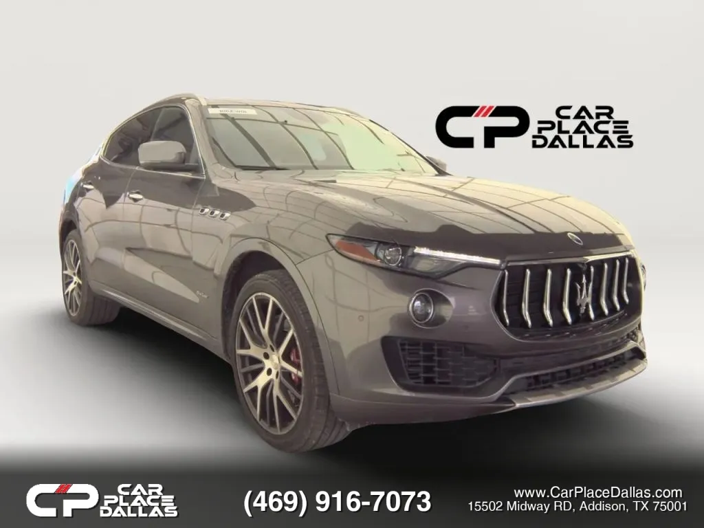 Gray 2018 Maserati Levante S GranLusso Sport Utility 4D for sale in Addison, TX
