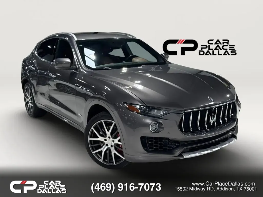 Gray 2018 Maserati Levante S GranLusso Sport Utility 4D for sale in Addison, TX