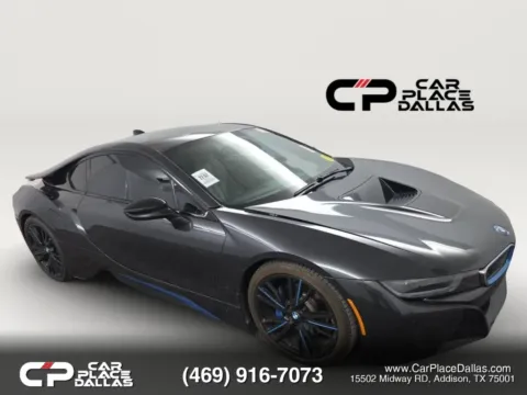 Gray 2015 BMW i8 Coupe 2D for sale in Addison, TX