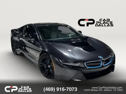 Gray 2015 BMW i8 Coupe 2D for sale in Addison, TX