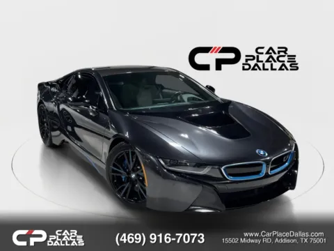 Gray 2015 BMW i8 Coupe 2D for sale in Addison, TX