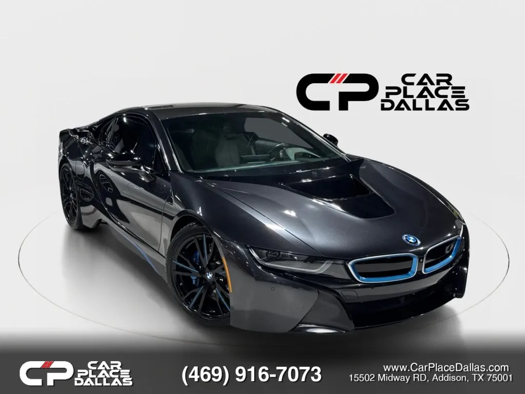 Gray 2015 BMW i8 Coupe 2D for sale in Addison, TX