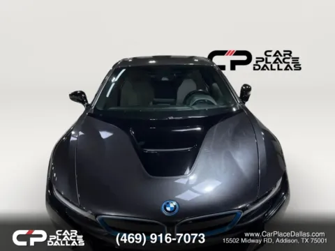 Another view of 2015 BMW i8 Coupe 2D for sale in Addison, TX at Car Place Dallas