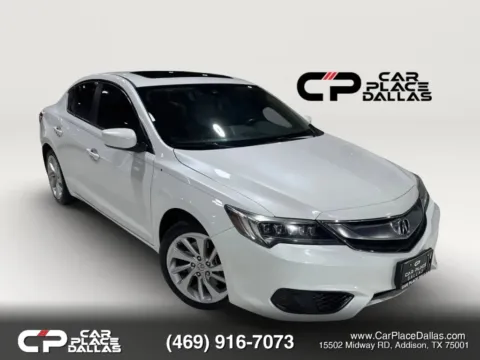 White 2018 Acura ILX Technology Plus Pkg Sedan 4D for sale in Addison, TX