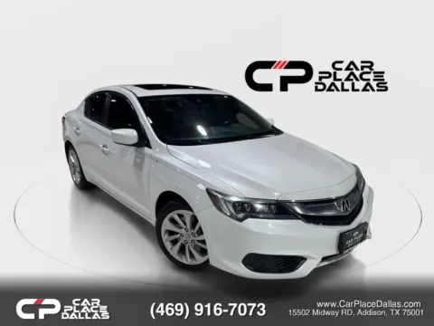 White 2018 Acura ILX Technology Plus Pkg Sedan 4D for sale in Addison, TX