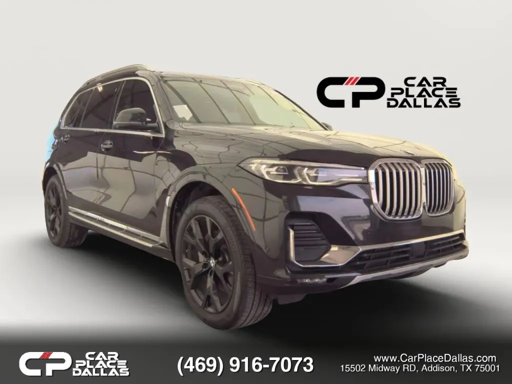 Black 2019 BMW X7 xDrive40i Sport Utility 4D for sale in Addison, TX