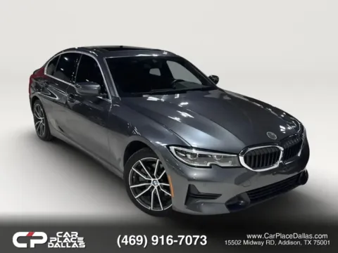 Gray 2019 BMW 3 Series 330i xDrive Sedan 4D for sale in Addison, TX