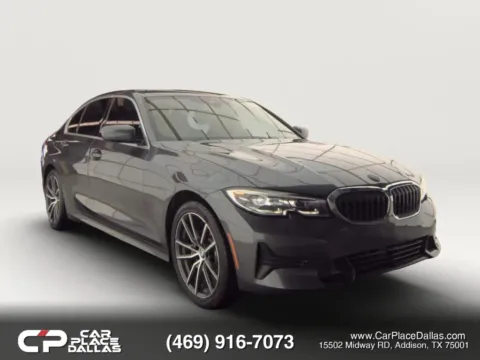 Gray 2019 BMW 3 Series 330i xDrive Sedan 4D for sale in Addison, TX