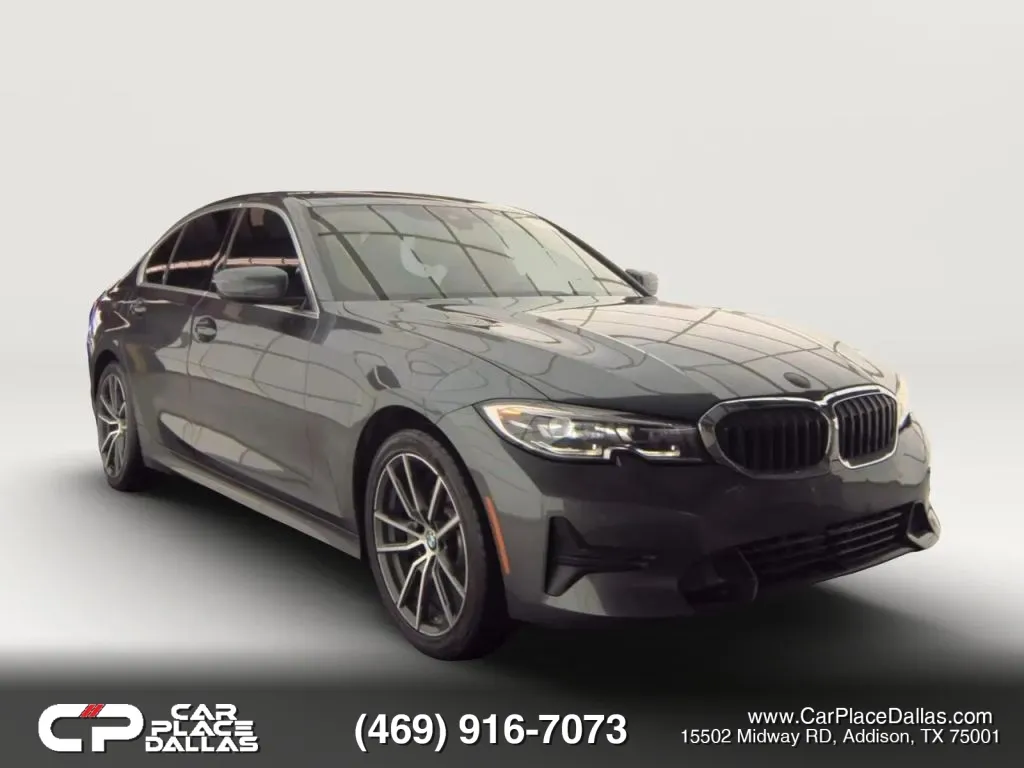 Gray 2019 BMW 3 Series 330i xDrive Sedan 4D for sale in Addison, TX