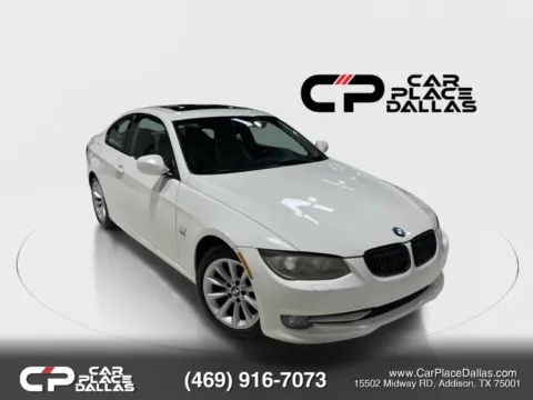 White 2011 BMW 3 Series 335i xDrive Coupe 2D for sale in Addison, TX