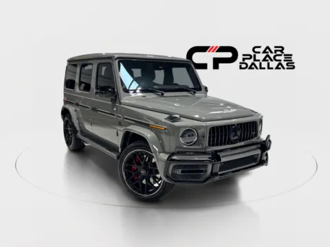 Gray 2021 Mercedes-Benz AMG G-Class AMG G 63,G MANUFAKTUR,EXCL INT PLUS,NIGHT PKG,DISTRONIC,360 CAM,BURMESTER,SUNROOF,22 AMG WHLS for sale in Addison, TX