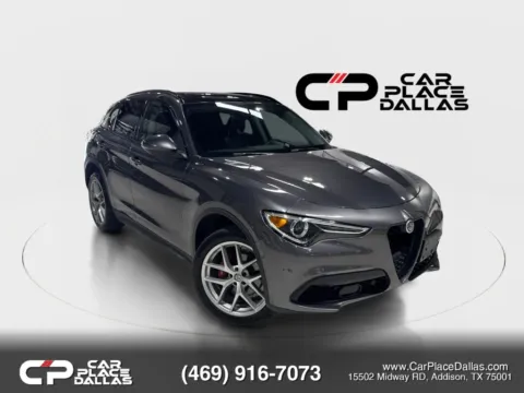 Gray 2019 Alfa Romeo Stelvio Sport SUV 4D for sale in Addison, TX