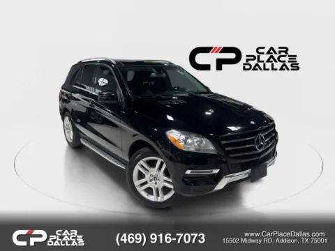 White 2015 Mercedes-Benz M-Class ML 350 Sport Utility 4D for sale in Addison, TX