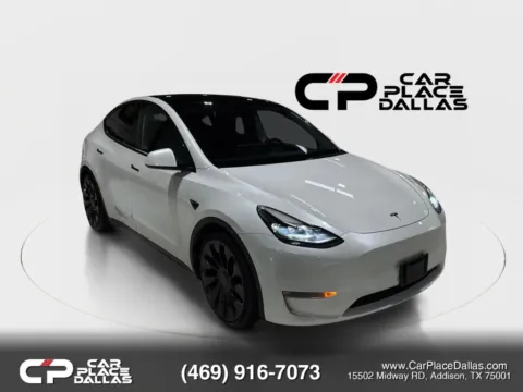 Photos of 2022 Tesla Model Y Performance Sport Utility 4D for sale in Addison, TX at Car Place Dallas