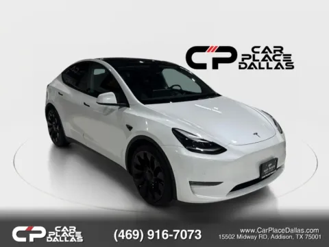 Photos of 2022 Tesla Model Y Performance Sport Utility 4D for sale in Addison, TX at Car Place Dallas