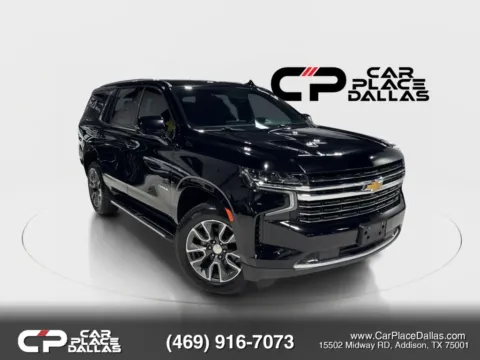 Black 2023 Chevrolet Tahoe LT Sport Utility 4D for sale in Addison, TX
