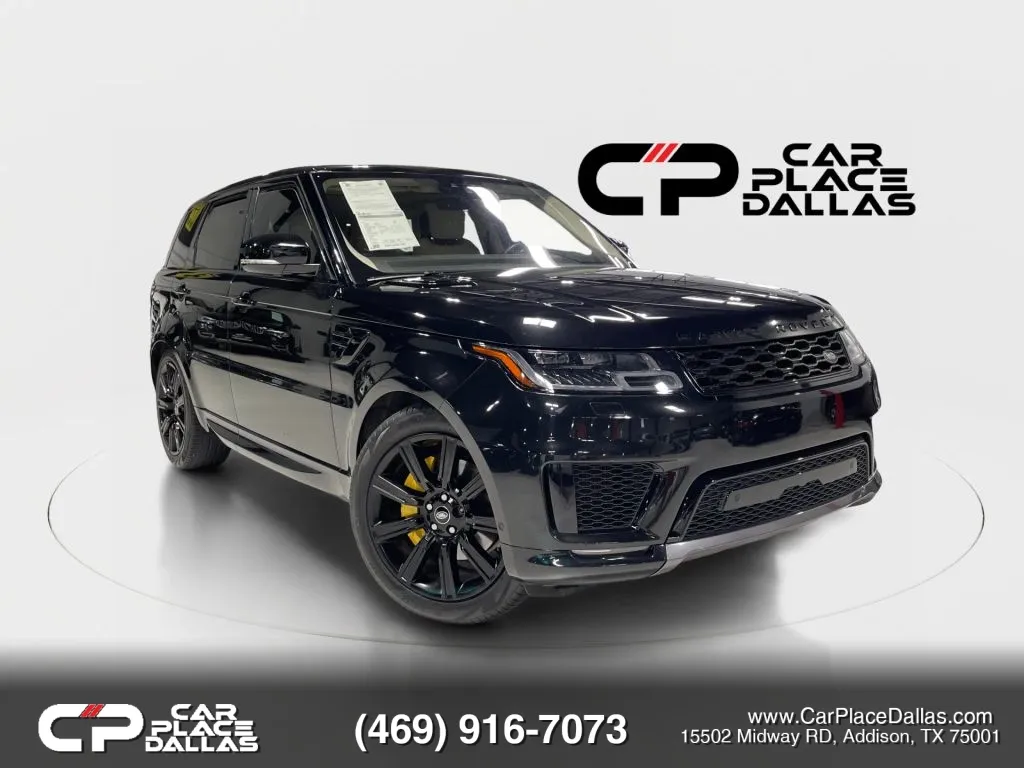 Black 2022 Land Rover Range Rover Sport HSE Silver Edition Sport Utility 4D for sale in Addison, TX