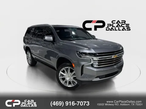 Gray 2022 Chevrolet Tahoe High Country Sport Utility 4D for sale in Addison, TX