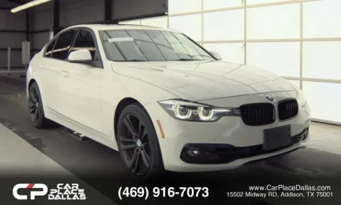 White 2018 BMW 3 Series 330i Sedan 4D for sale in Addison, TX