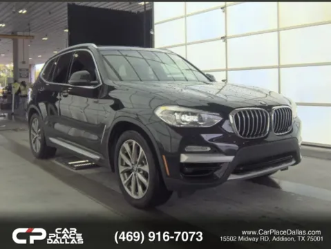Black 2019 BMW X3 sDrive30i Sport Utility 4D for sale in Addison, TX
